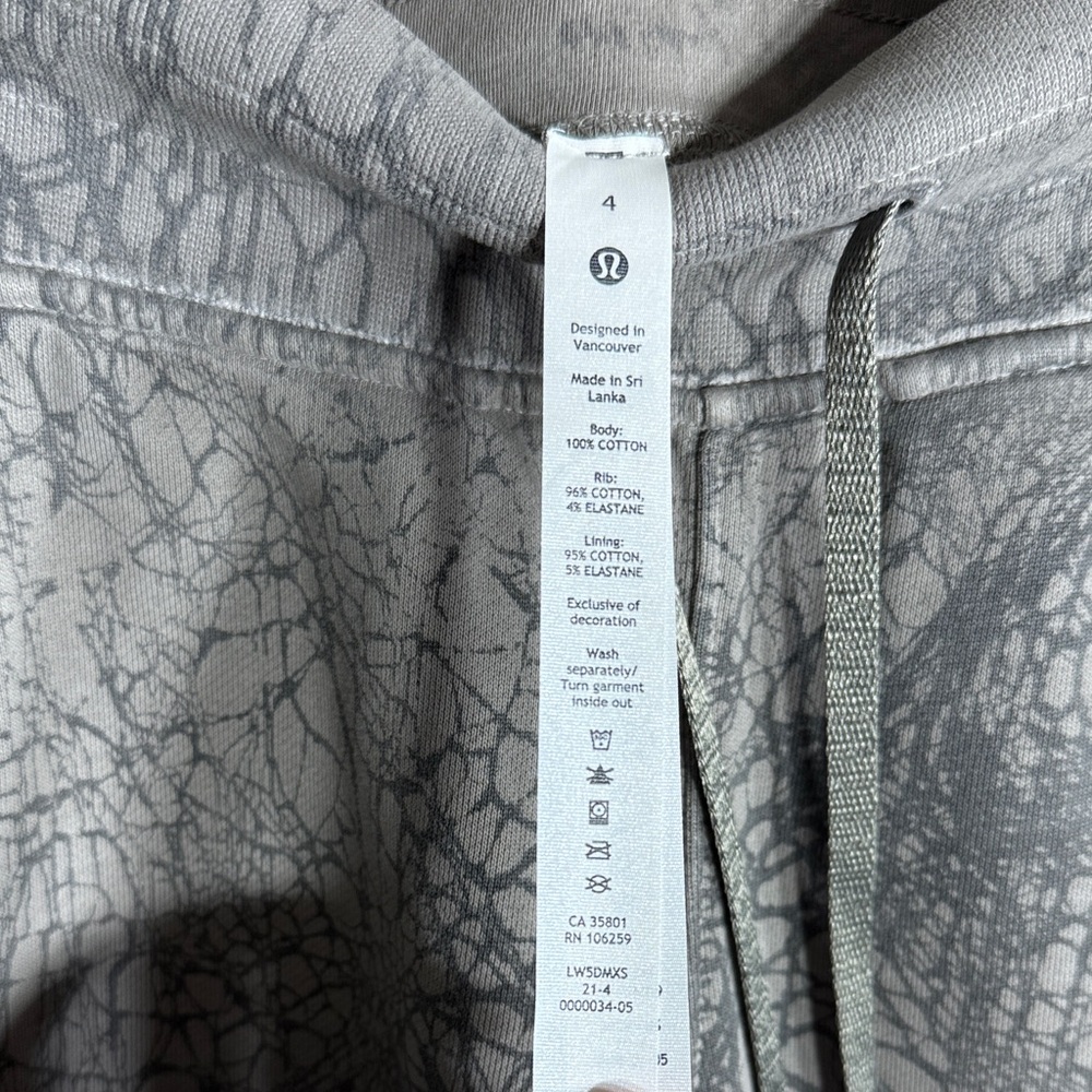 Lululemon Warm Down Jogger Thread Dye Rover Brown Black Size 4 - Picture 8 of 11